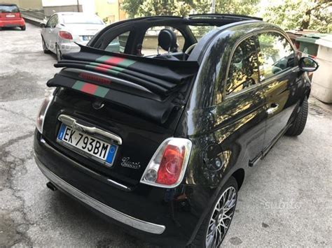 500 gucci cabrio usata roma|Fiat 500 cabrio .